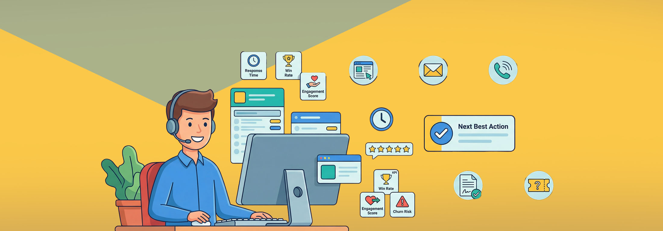 Making the customer journey measurable in CRM: Touchpoints, KPIs, and “Next Best Action”