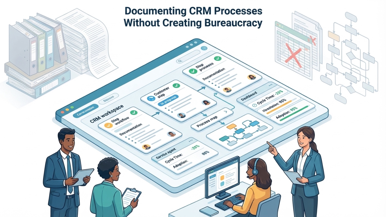 How to Document CRM Processes Without Creating Bureaucracy