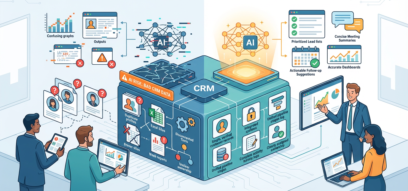 Warum schlechte CRM-Daten jedes KI-Projekt gefährden