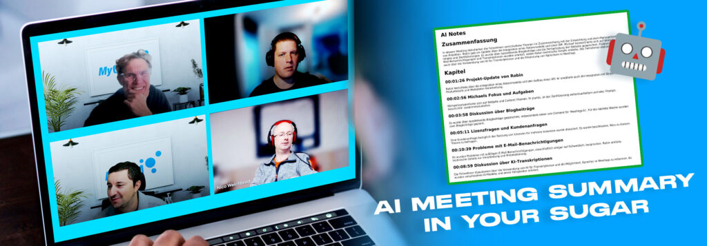 AI Meeting Assistent für Sugar AI Meeting Assistent für Sugar