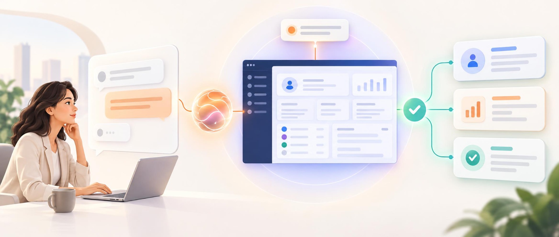 CRM via Chat Instead of Clicks: How Agent-Based AI Is Changing Everyday Work