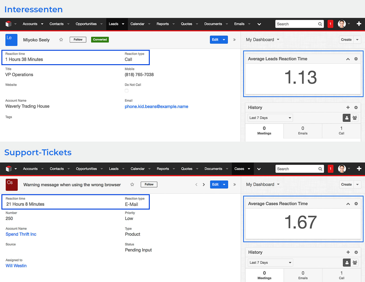 MyCRM Enhancements für Sugar MyCRM Enhancements für Sugar